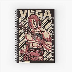 Vega - Street Fighter Spiral Notebook