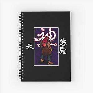 Street Fighter Akuma Fan Made Design Spiral Notebook