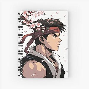 ryu street fighter Spiral Notebook