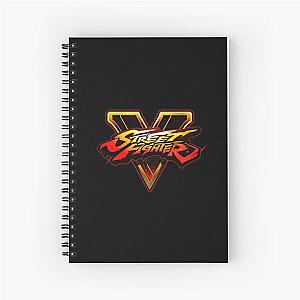 Street Fighter V Logo Design Spiral Notebook