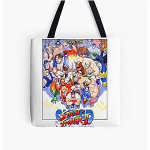 Street Fighter II  All Over Print Tote Bag