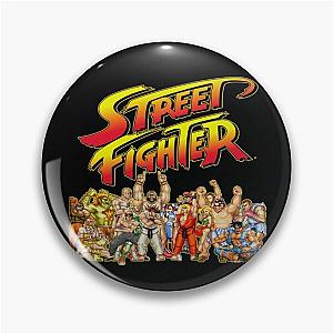 Street Fighter  retro game Pin