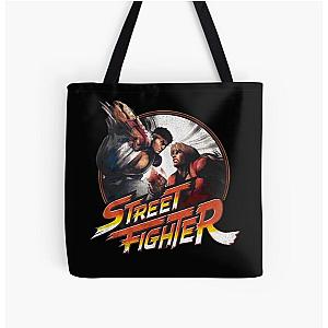 Street Fighter - Ryu and Ken All Over Print Tote Bag