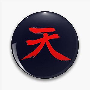 Akuma Symbol Heaven Ten 天 Kanji - Street Fighter Pin