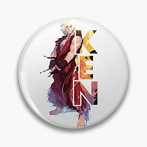 Street Fighter Ken - SVG Street Fighter - wonder warrior 90s Pin