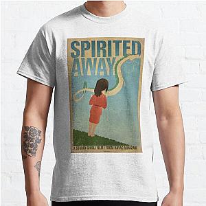 Spirited Away - Girl Looking Dragon From Far Away Poster Classic T-Shirt RB2212
