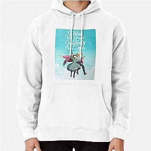 Howl’s Moving Castle - I Think We Ought To Live Happily Ever After Howl’S Moving Castle Poster Pullover Hoodie RB2212