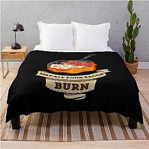 Howl’s Moving Castle - Calcifer May All Your Bacon Burn Throw Blanket RB2212