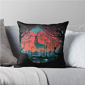 Princess Mononoke - Forest Spirit - Woodland Illustration Throw Pillow RB2212