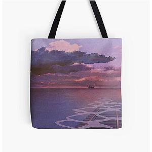 Spirited Away - Spirited Away Railroad Nighttime Aesthetic All Over Print Tote Bag RB2212