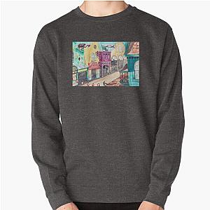 Spirited Away - Chihiro's Lost Town -  Anime Scene Painting Pullover Sweatshirt RB2212