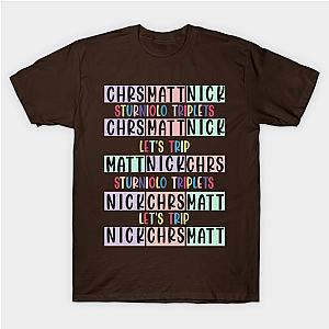 Sturniolo Triplets Let's Trip - Chris - Matt - Nick T-Shirt TP0509