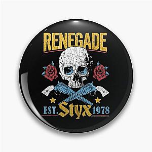 Styx 70s Rock 1978 Renegade Tour Pin