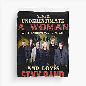 Never Underestimate A Woman Who Loves STYX Duvet Cover