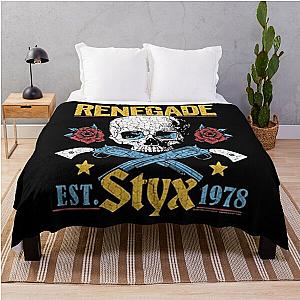 Styx 70s Rock 1978 Renegade Tour Throw Blanket