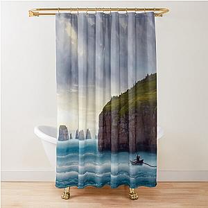 A person on a boat crosses Styx Shower Curtain