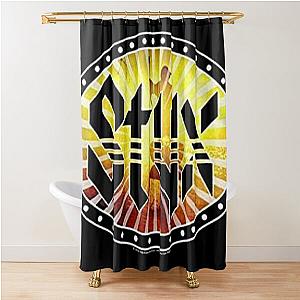 Styx 1972 Rock Band Wooden Nickel On Stage Bright Lights Shower Curtain