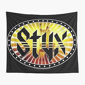 Styx 1972 Rock Band Wooden Nickel On Stage Bright Lights Tapestry