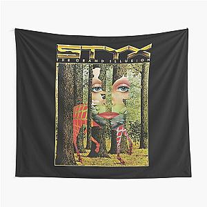 Band the STYX  Grand Illusion Vintage Tapestry