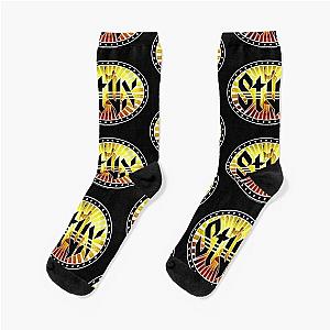 Styx 1972 Rock Band Wooden Nickel On Stage Bright Lights Socks