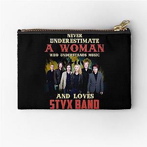 Never Underestimate A Woman Who Loves STYX Zipper Pouch