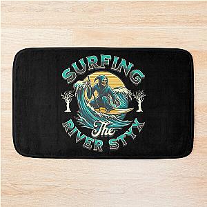 Surfing the River Styx Bath Mat