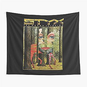 The Band Styx Vintage Grand Illusion Tapestry