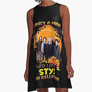 Just A Man Who Loves STYX Halloween A-Line Dress