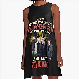 Never Underestimate A Woman Who Loves STYX A-Line Dress