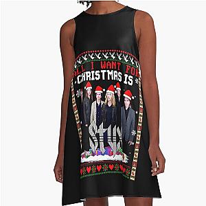 All I Want For Christmas Is A-Line Dress