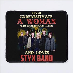 Never Underestimate a Woman Who Loves STYX Mouse Pad