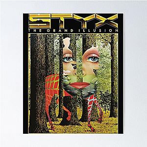 Band the STYX  Grand Illusion Vintage Poster