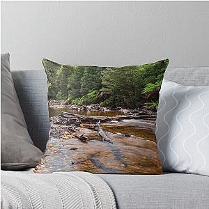 Styx River Tasmania Throw Pillow