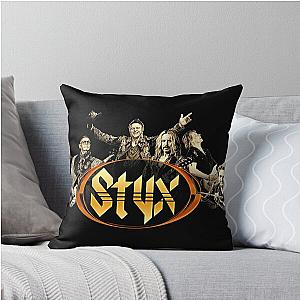 Styx Vintage Tour Throw Pillow