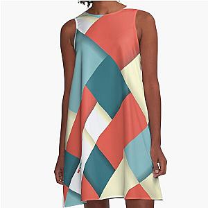 Sublime abstract blocks  A-Line Dress