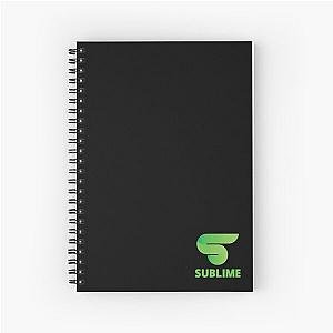 Sublime (Logo + Name Only) Spiral Notebook