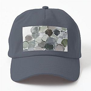 Sublime Bubbles Alcohol Ink Abstract Dad Hat with White Background