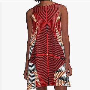 Geo Art A Line Dress
