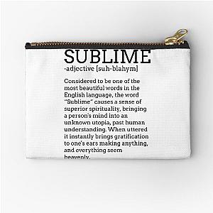Sublime Zipper Pouch