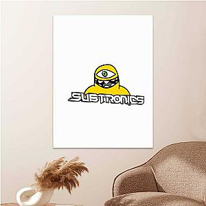 Subtronics Merch Poster Art Wall Poster Sticky Poster Gift for Fans Subtronics Essential Poster