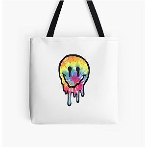 Melting Rainbow Smiley Melting Rainbow Smiley subtronics  All Over Print Tote Bag RB2306