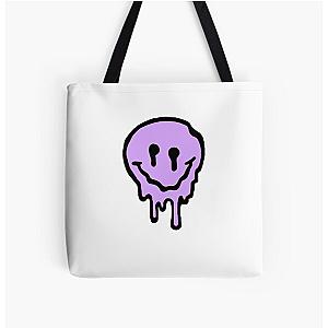 Melting Rainbow Smiley Melting Rainbow Smiley subtronics  All Over Print Tote Bag RB2306