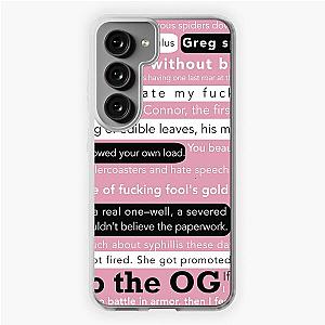 Succession Quotes Samsung Galaxy Soft Case