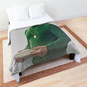 Kendall Roy Succession Green Turtle Neck Comforter