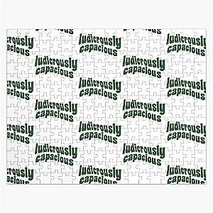 Ludicrously Capacious Green Logo - Succession Jigsaw Puzzle