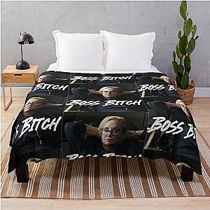 Succession Gerri Kellman Boss Bitch Throw Blanket