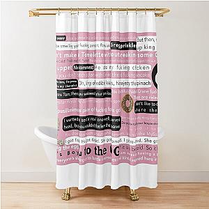 Succession Quotes Shower Curtain