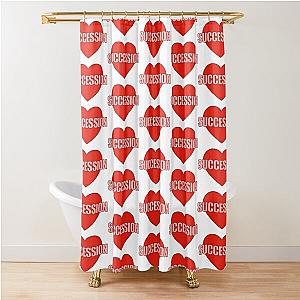 Succession Heart Shower Curtain