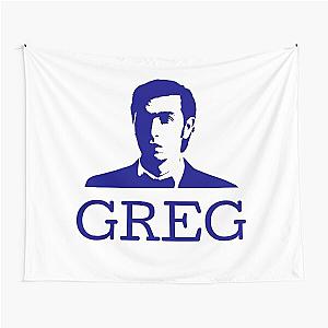 Greg from Succession (Navy) Tapestry