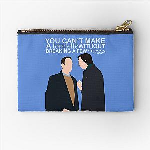 tom and greg from succession poster Zipper Pouch